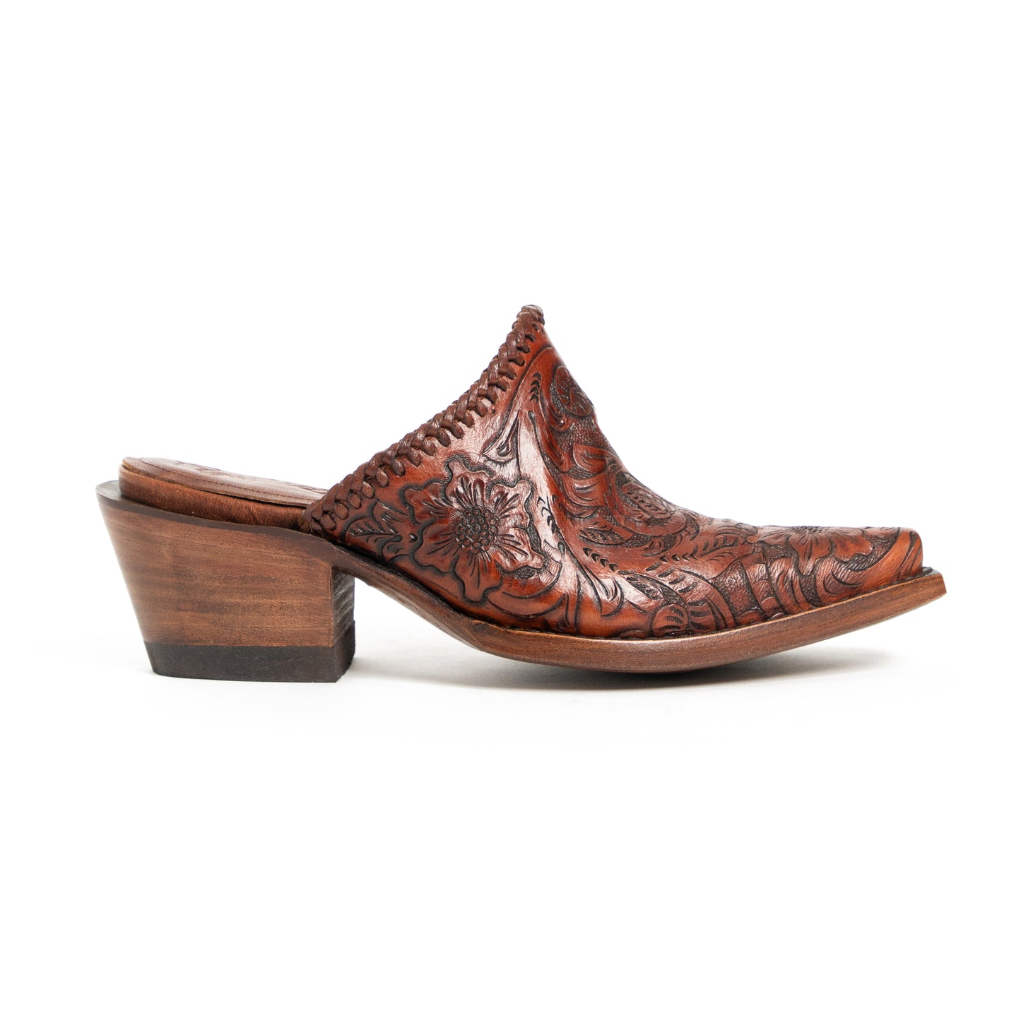 Maria - Pointed Toe - Cognac