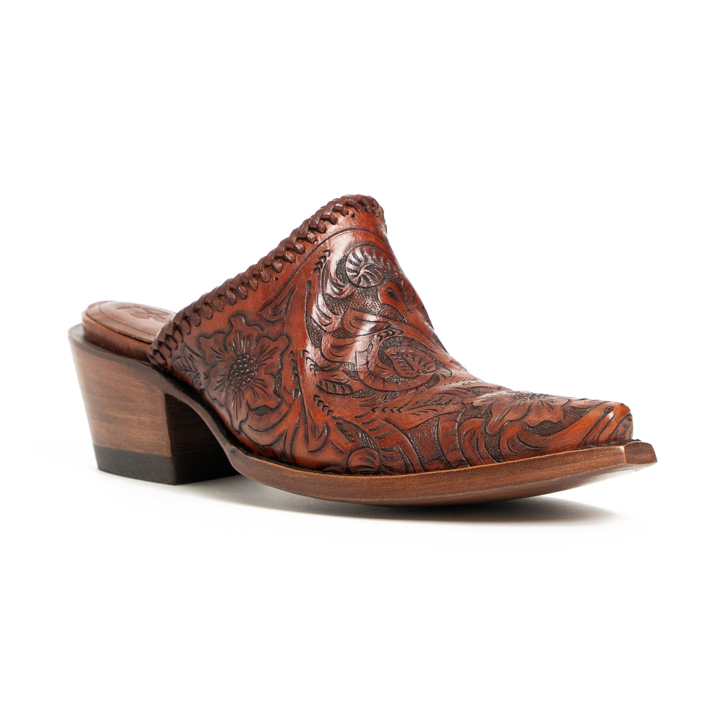 Maria - Pointed Toe - Cognac